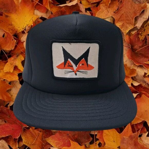 Vintage‎ Moores Lumber And Building Supplies Snapback Hat All Panel Foam Cap Fox - Picture 1 of 10